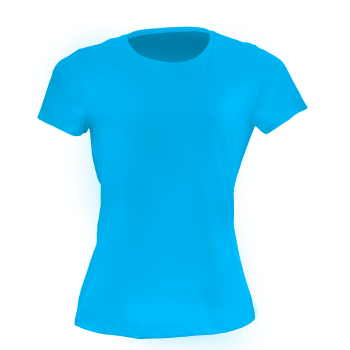 Camiseta básica baby look Feminina 