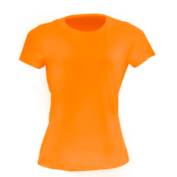 Camiseta básica baby look Feminina 