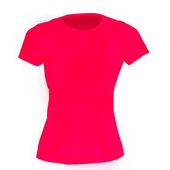 Camiseta básica baby look Feminina 
